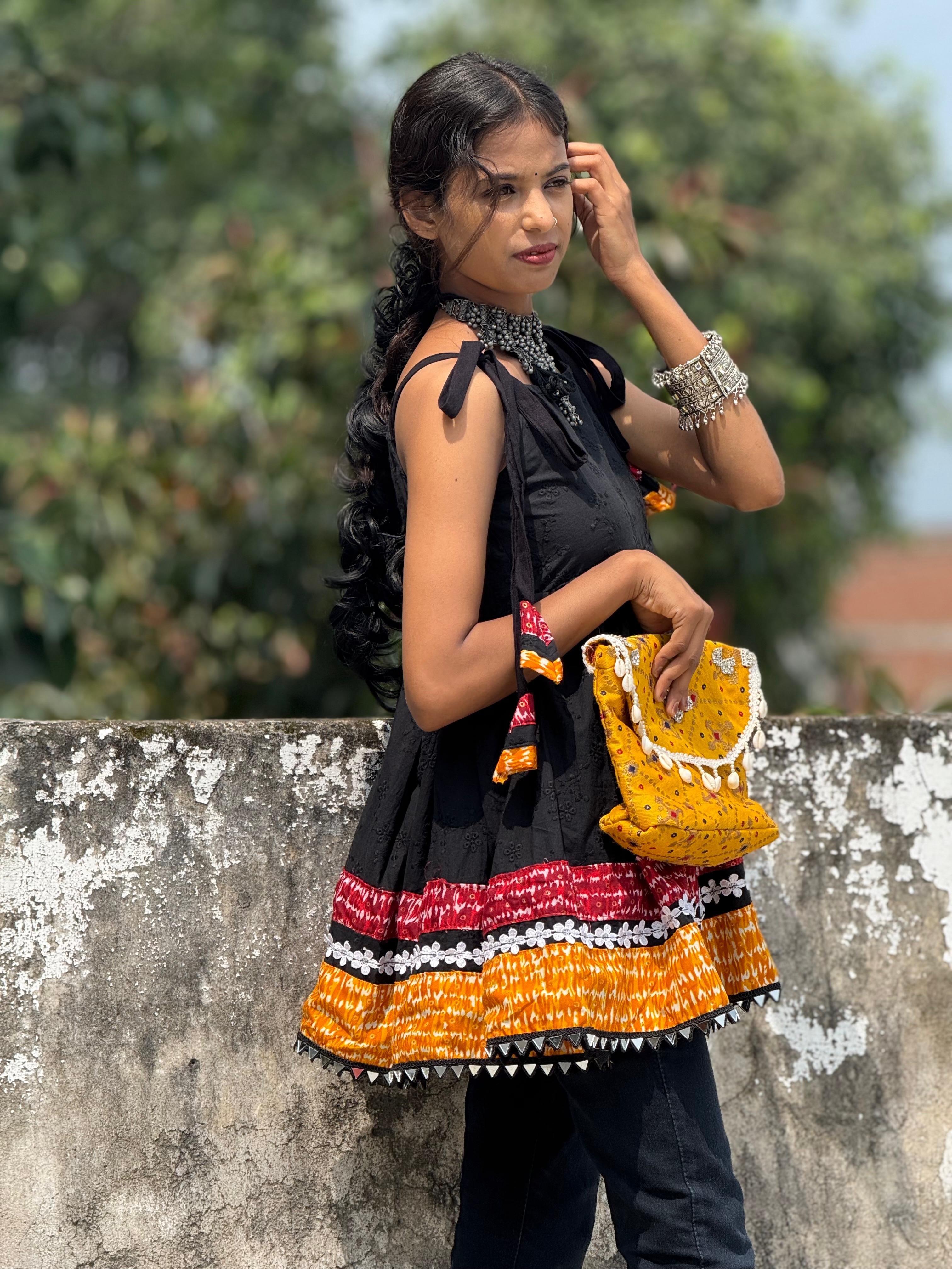 Black Navya Navratri kurti