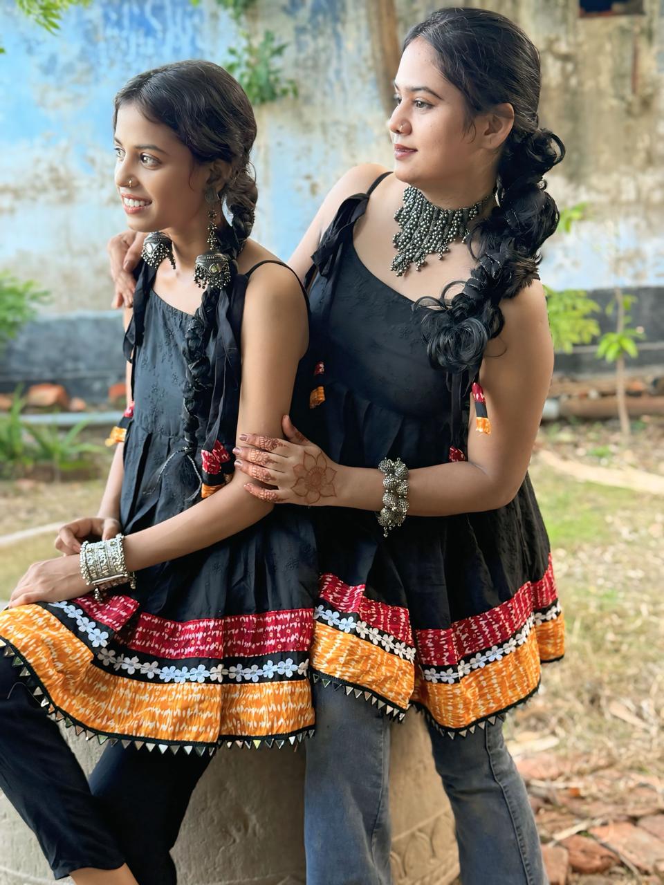 Black Navya Navratri kurti